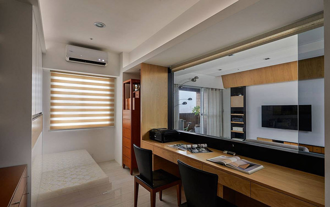 简约风格装修主卧示意图