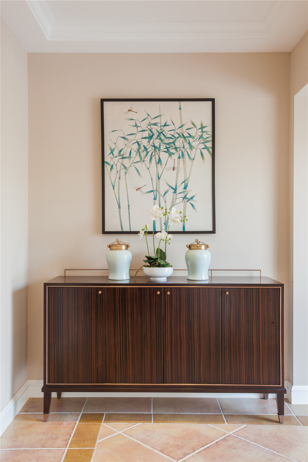 简约风格装修客厅示意图