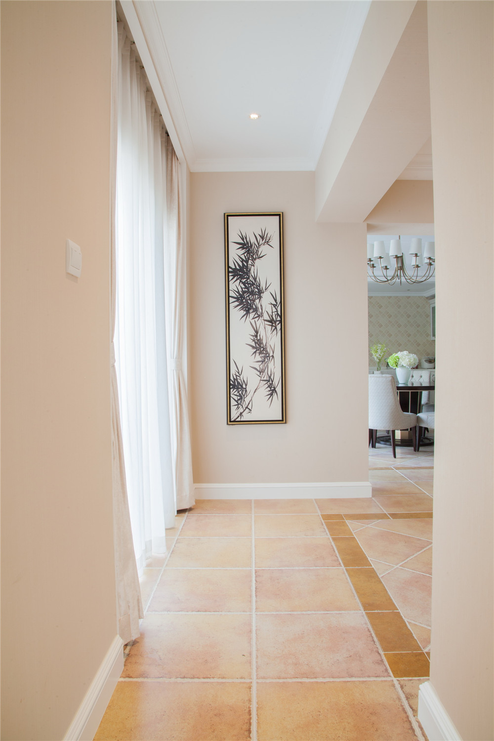 简约风格装修客厅示意图