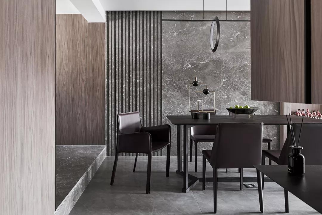 160㎡意式极简风私宅，上海家装设计灰调生活的高级质感！