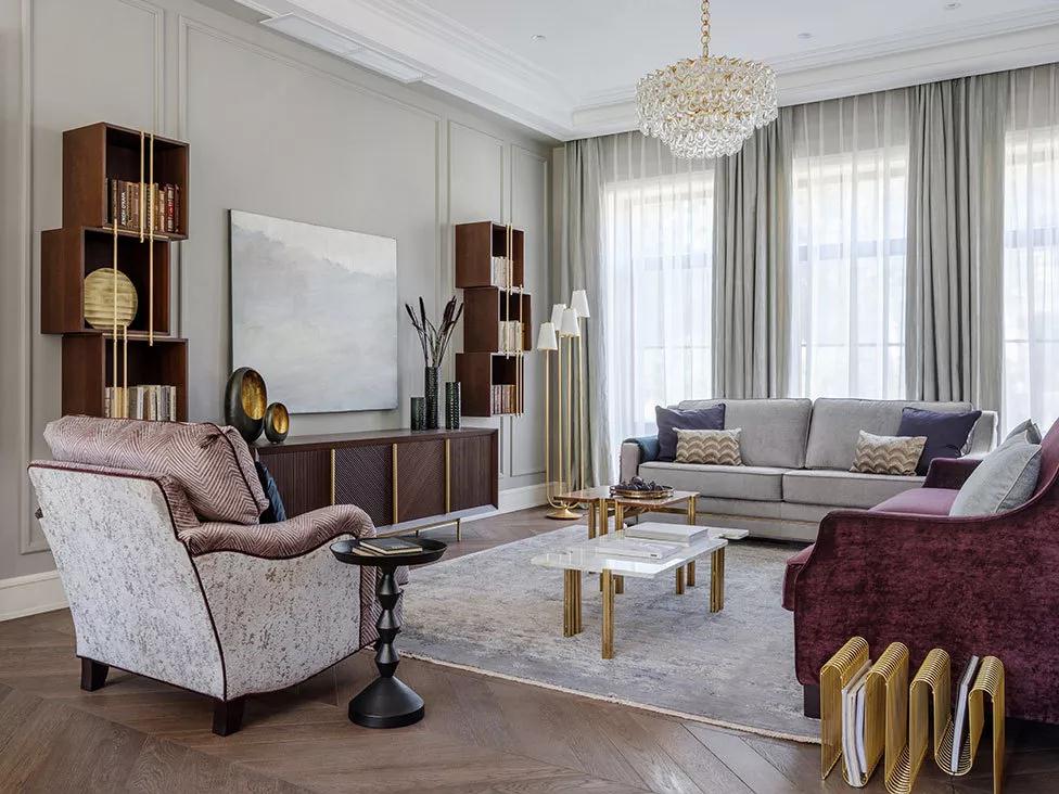 高级灰+红色，当代东方美学的完美演绎，所到之处皆优雅