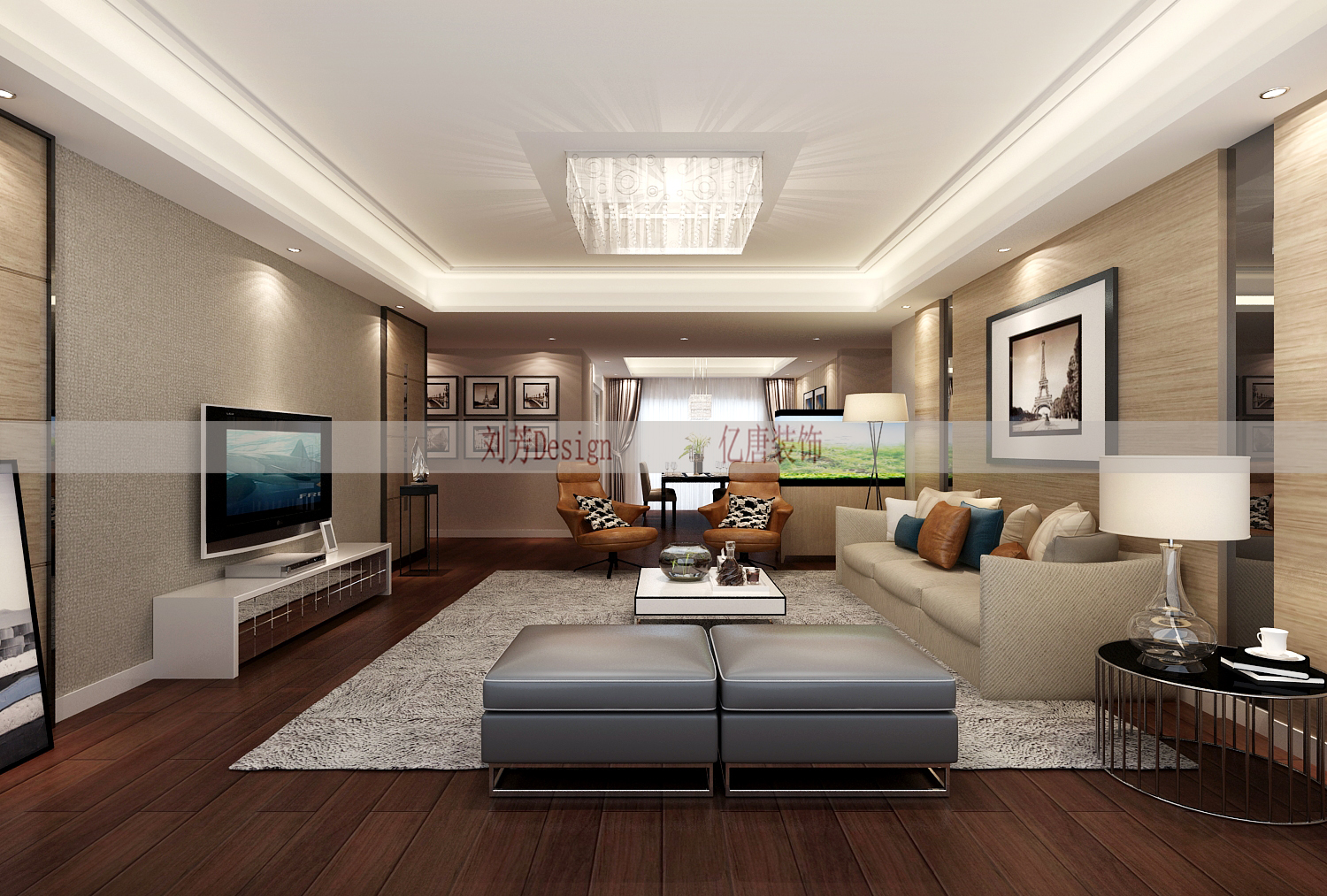 其他风格装修客厅示意图